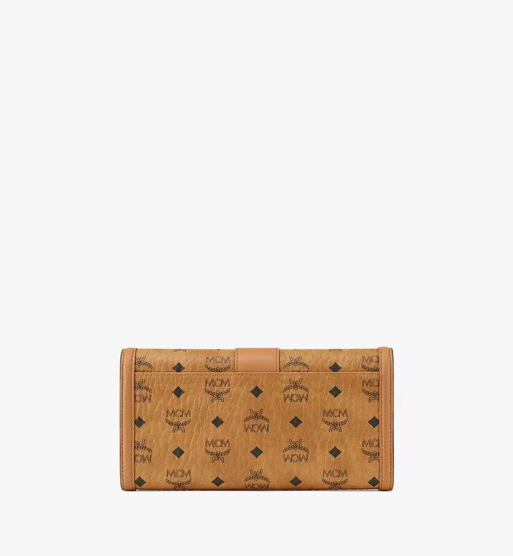 Large Tracy Wallet on Chain in Visetos Cognac