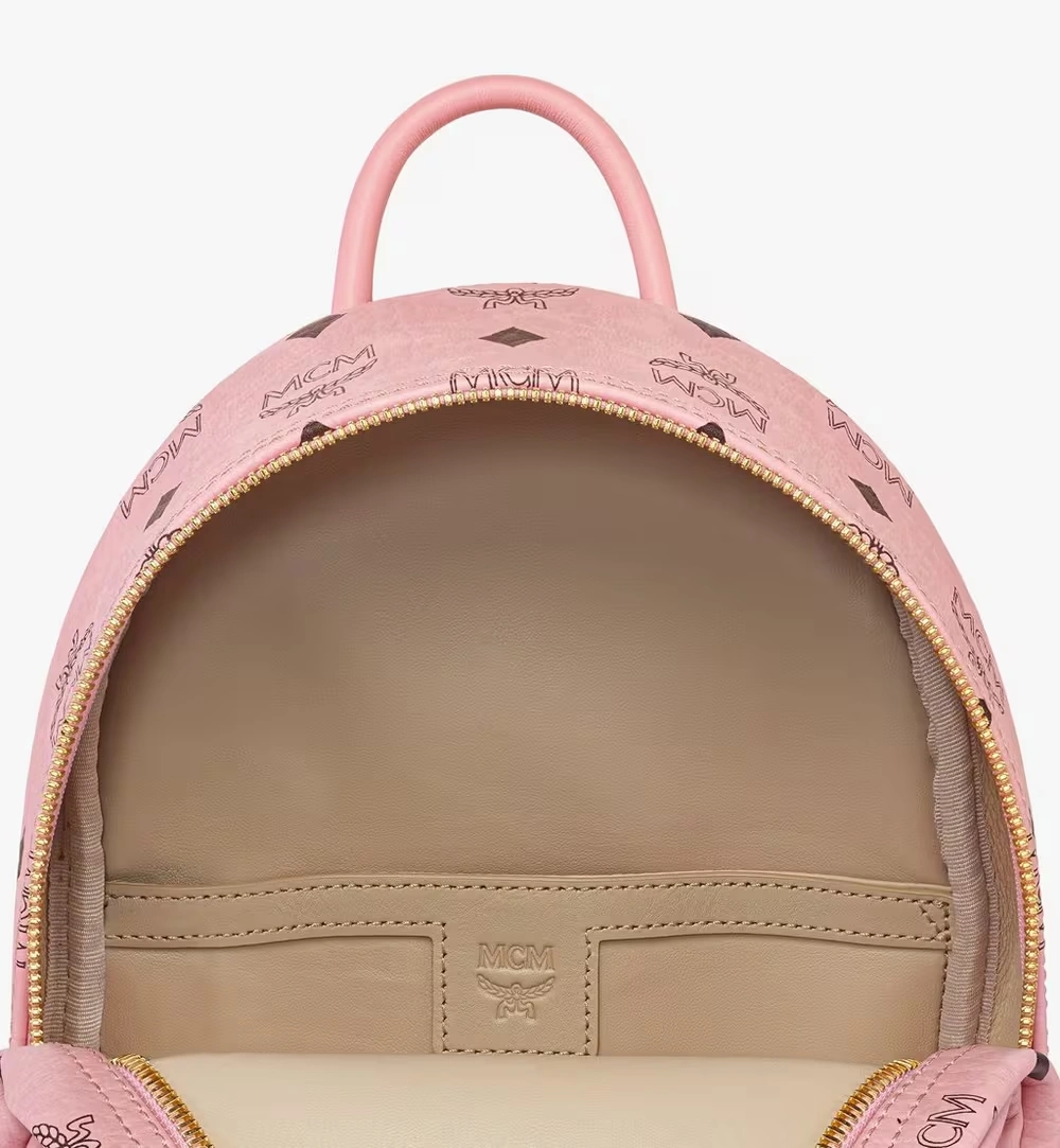 Mini Stark Side Studs Backpack in Visetos Pink 3 Mini Stark Side Studs Backpack in Visetos Pink