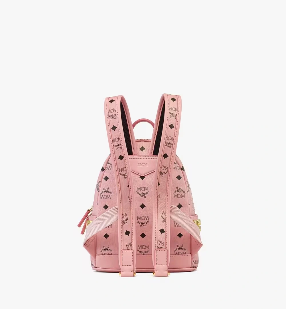 Mini Stark Side Studs Backpack in Visetos Pink 4 Mini Stark Side Studs Backpack in Visetos Pink