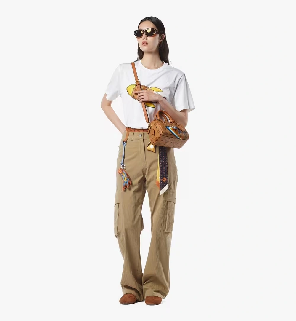One Size Aren Celestial Charm in Monogram Recycled Nylon Multi