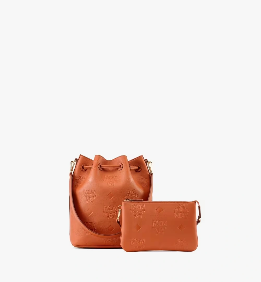 Medium Dessau Drawstring In Embossed Monogram Leather Brown 4 Medium Dessau Drawstring In Embossed Monogram Leather Brown