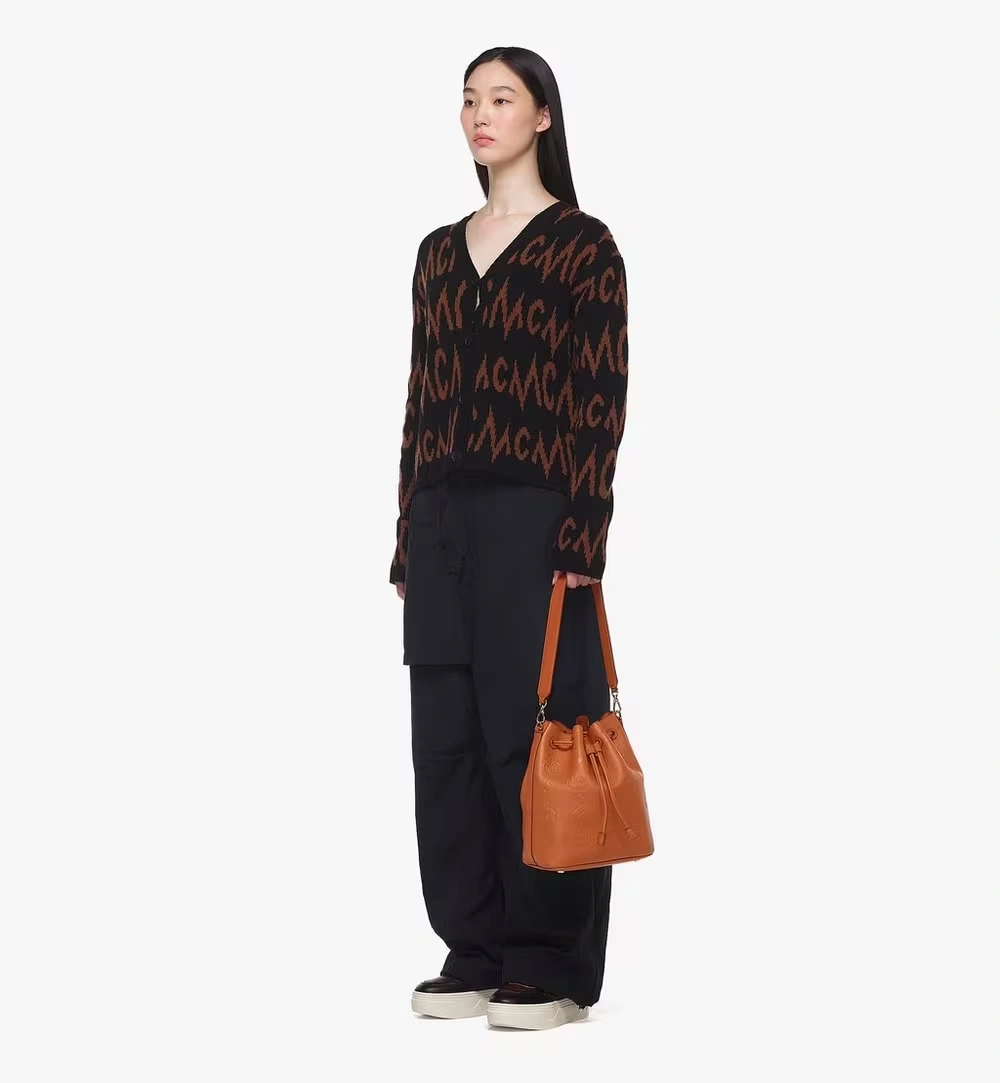Medium Dessau Drawstring In Embossed Monogram Leather Brown 5 Medium Dessau Drawstring In Embossed Monogram Leather Brown