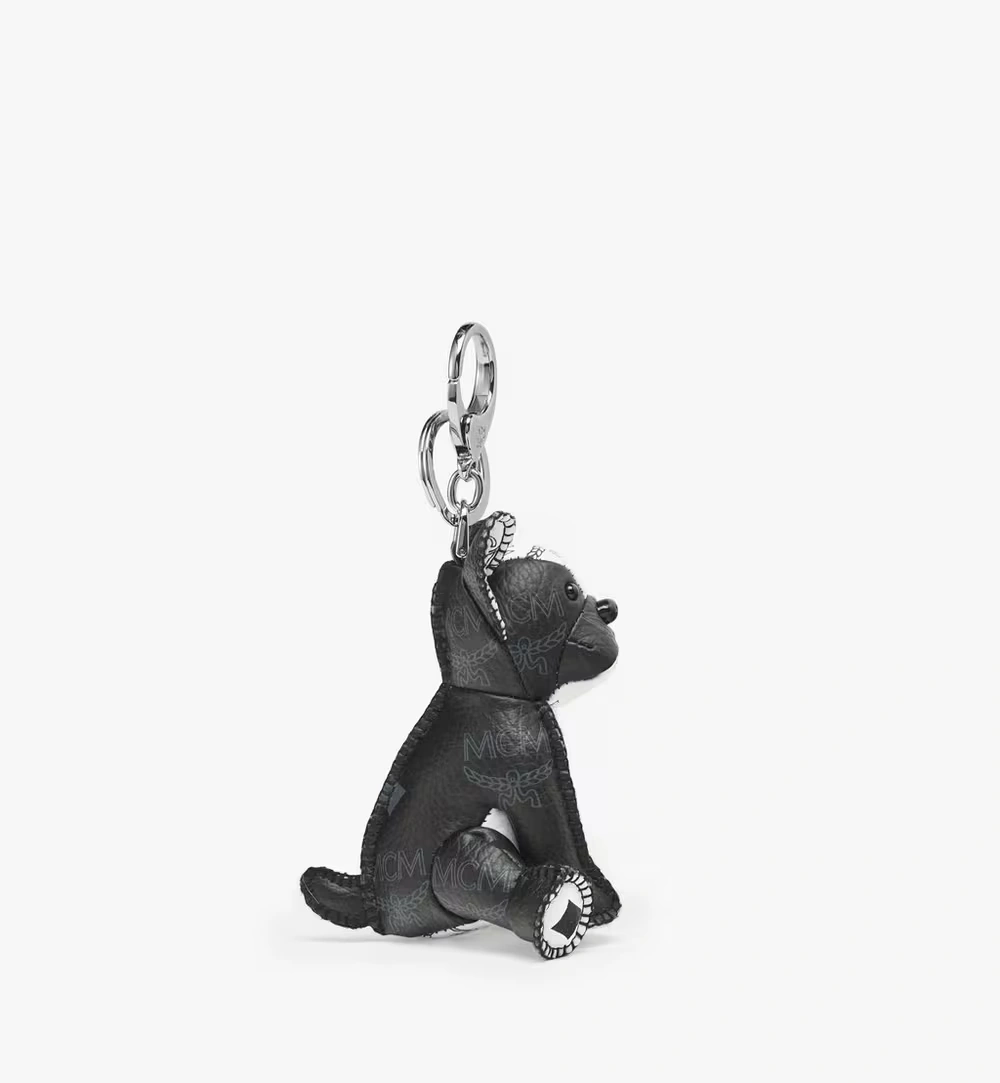 One Size Aren M Pup Charm in Visetos White