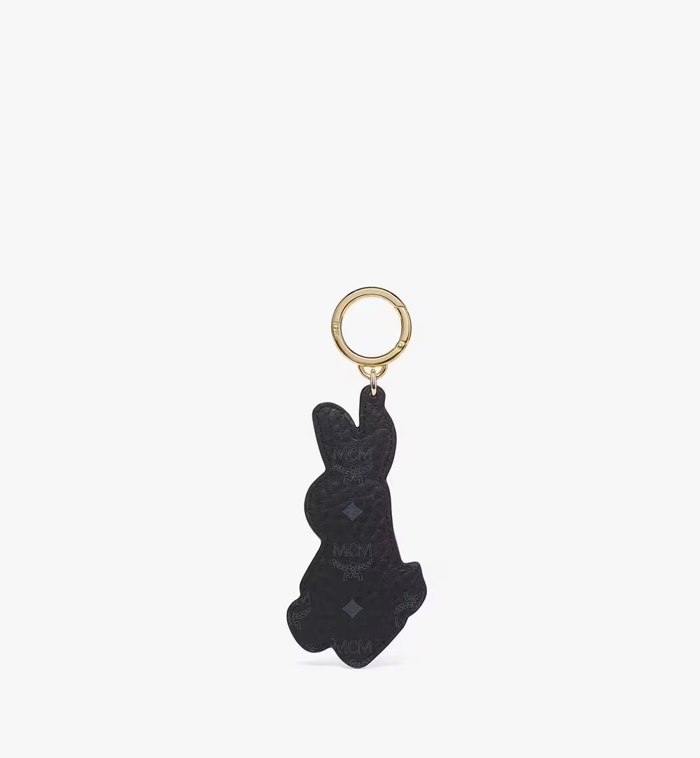 One Size Aren Rabbit 2D Charm in Visetos Pink