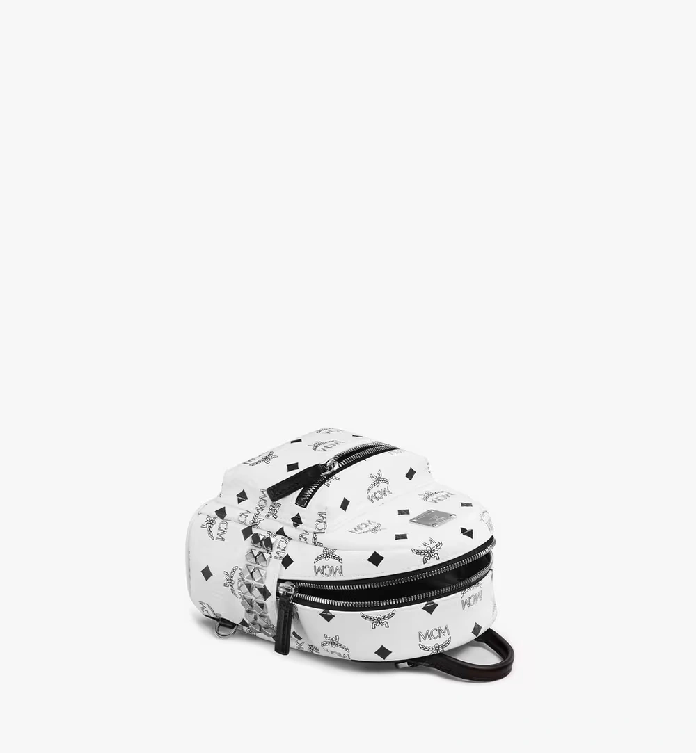 X-Mini Stark Bebe Boo Backpack in Visetos White