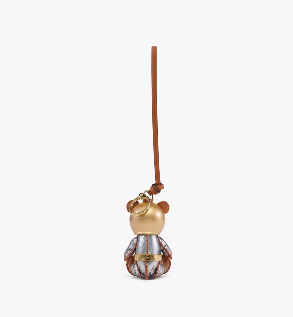 One Size Aren Space Bear Charm in Visetos Cognac
