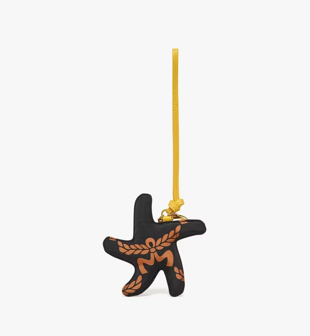 One Size Aren Starfish Charm in Monogram Nylon Cognac