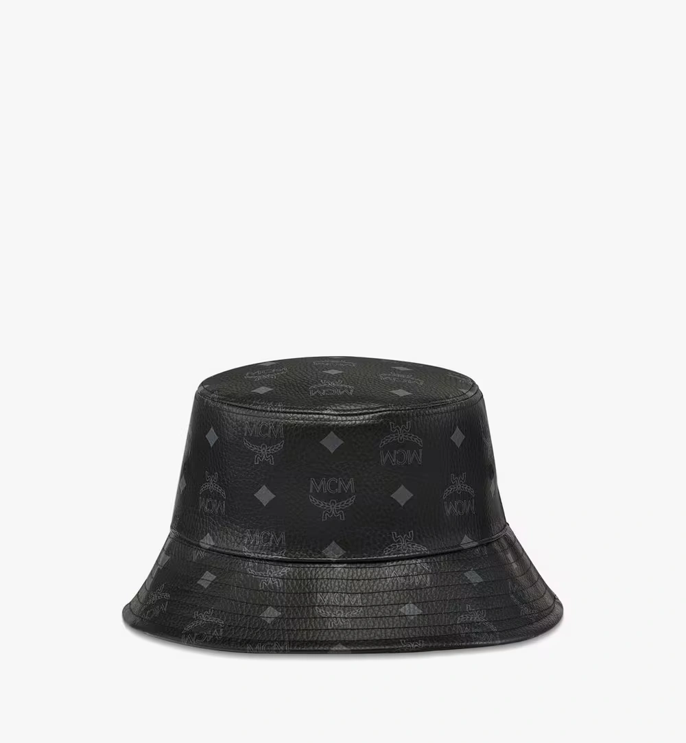 M / 58cm / 22.8" Bucket Hat in Visetos Black