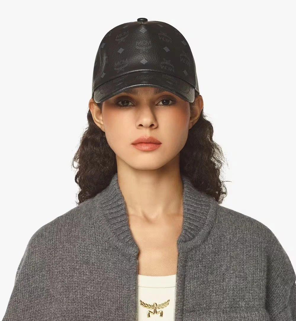 Adjustable Classic Cap in Visetos Black