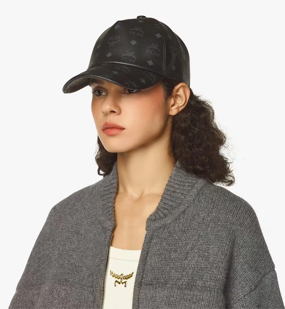 Adjustable Classic Cap in Visetos Black