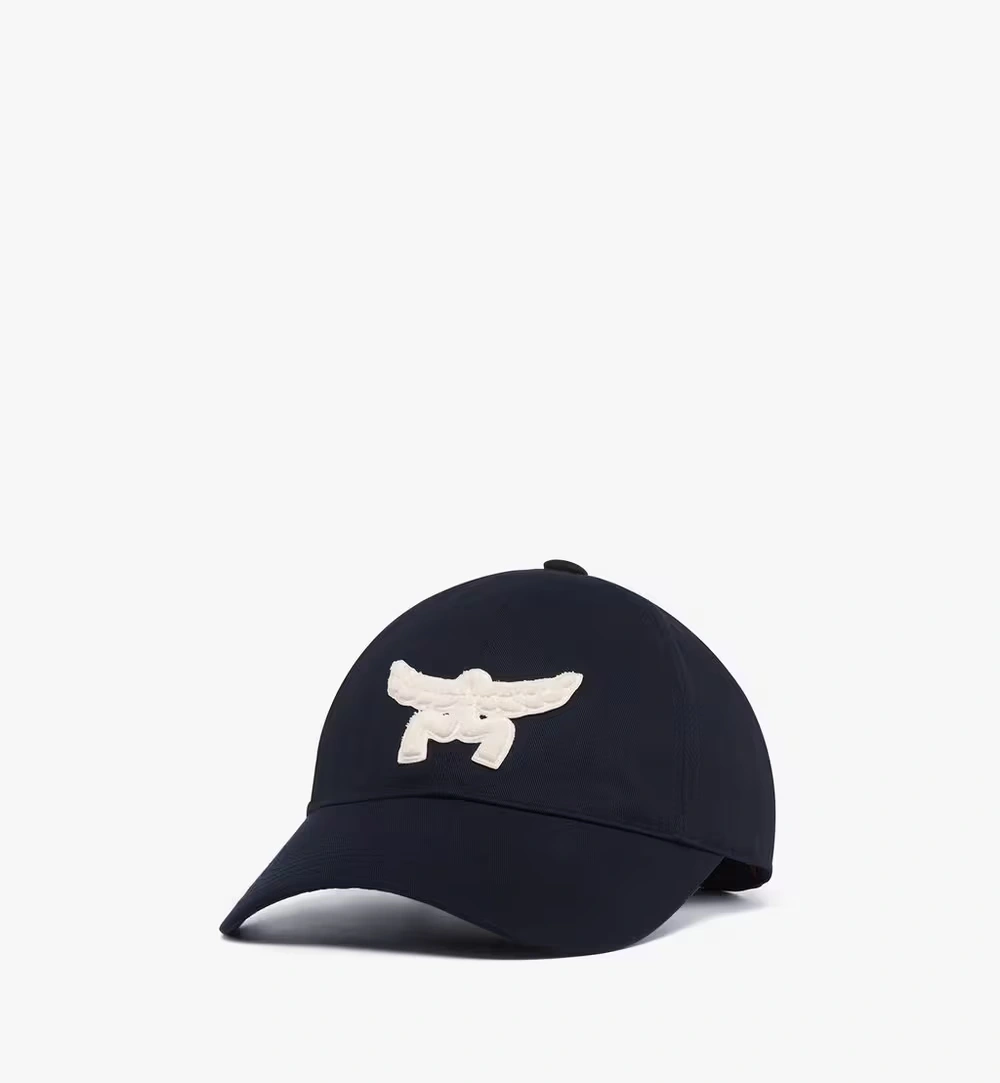 Adjustable Essential Logo Cap in Cotton Twill Blue