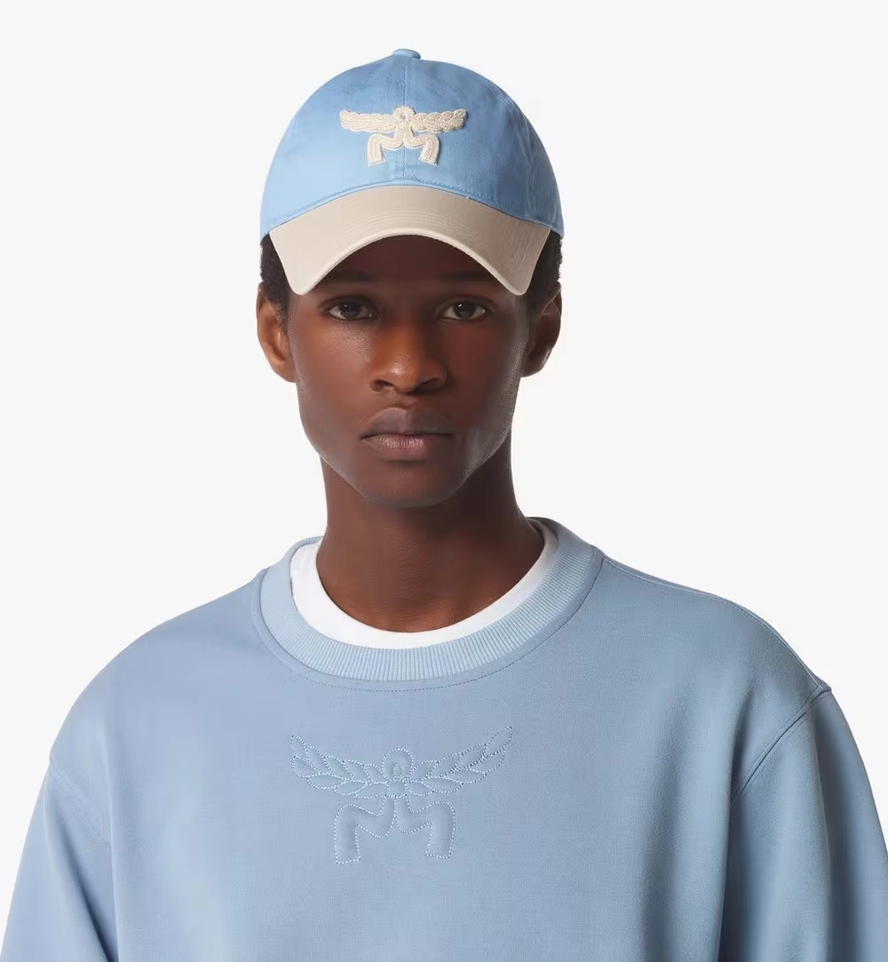 One Size Essential Logo Cap in Cotton Twill Blue