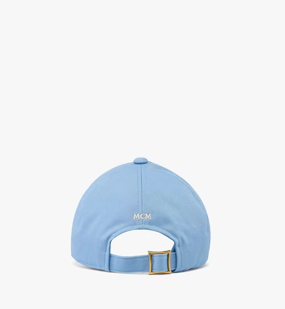 One Size Essential Logo Cap in Cotton Twill Blue