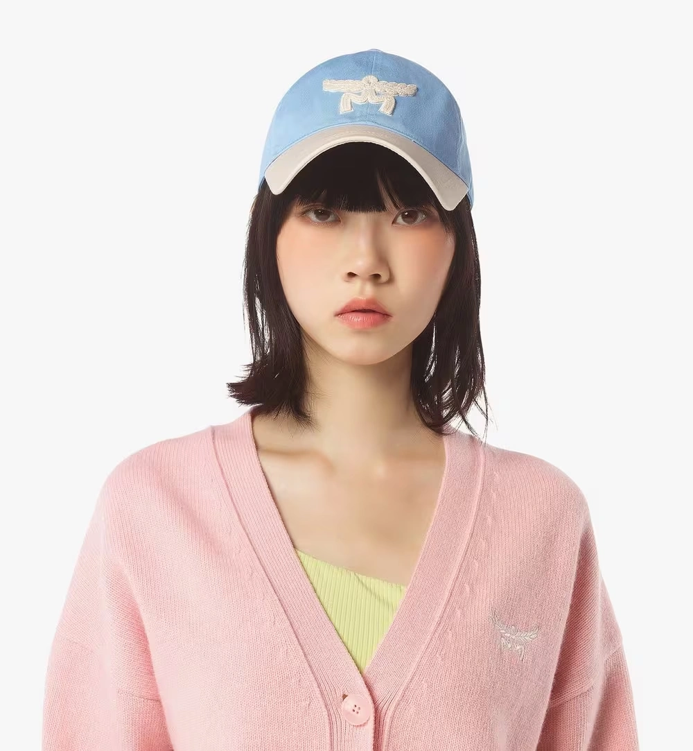 One Size Essential Logo Cap in Cotton Twill Blue