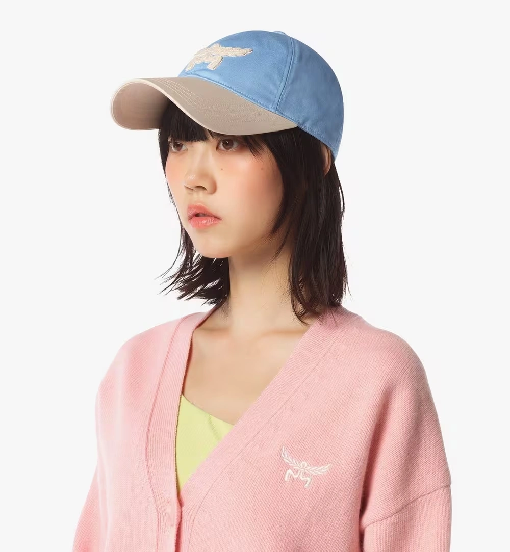 One Size Essential Logo Cap in Cotton Twill Blue
