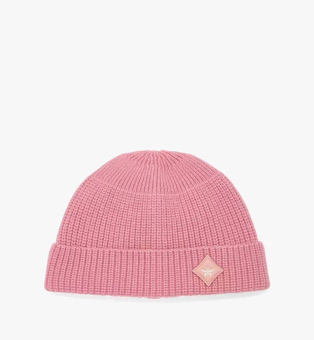 One Size Essential Wool Beanie Pink