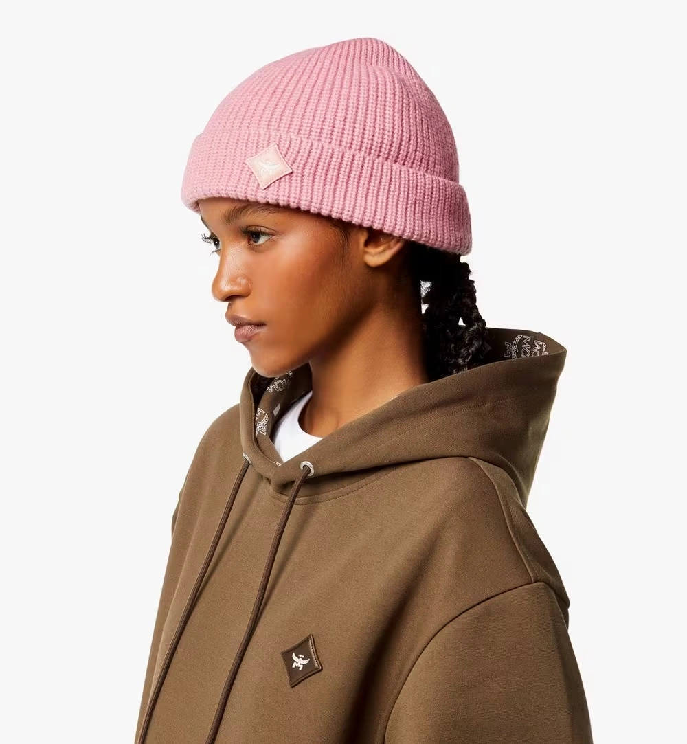 One Size Essential Wool Beanie Pink 5 One Size Essential Wool Beanie Pink