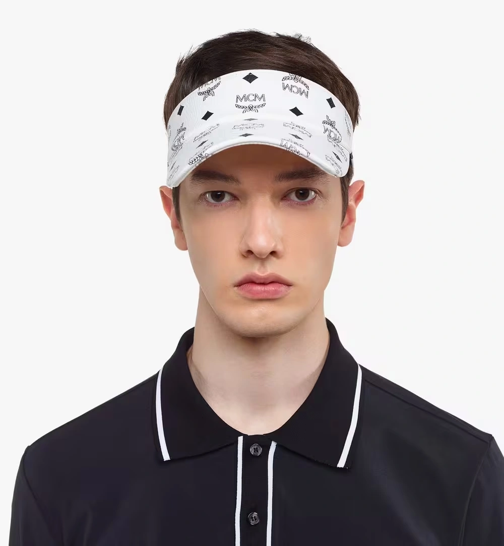 Adjustable Visor in Visetos White 5 Adjustable Visor in Visetos White
