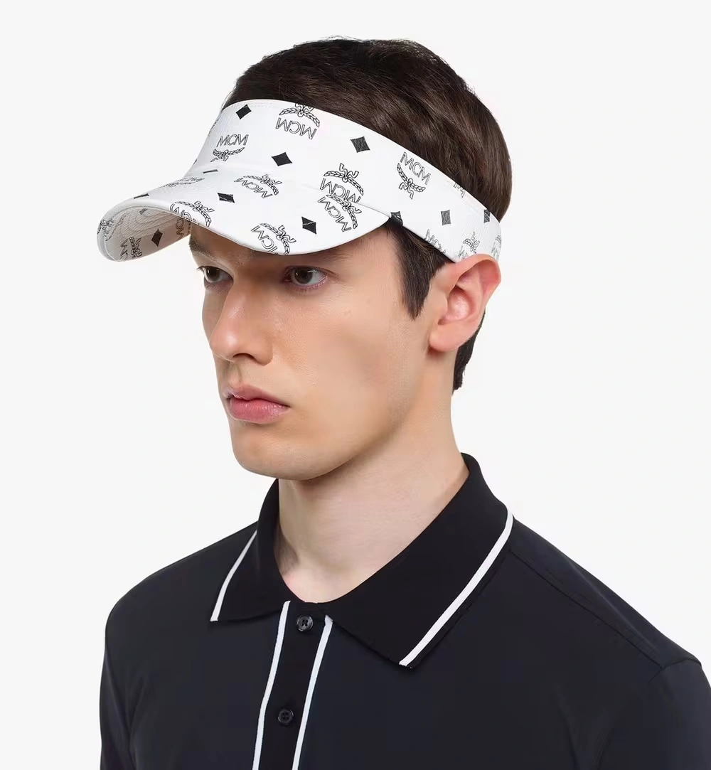 Adjustable Visor in Visetos White 6 Adjustable Visor in Visetos White