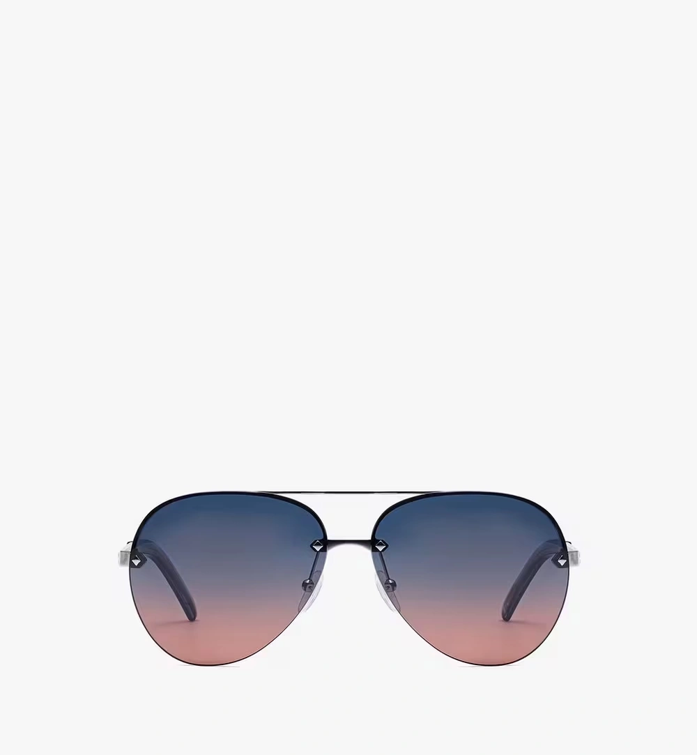 One Size Aviator Sunglasses Blue