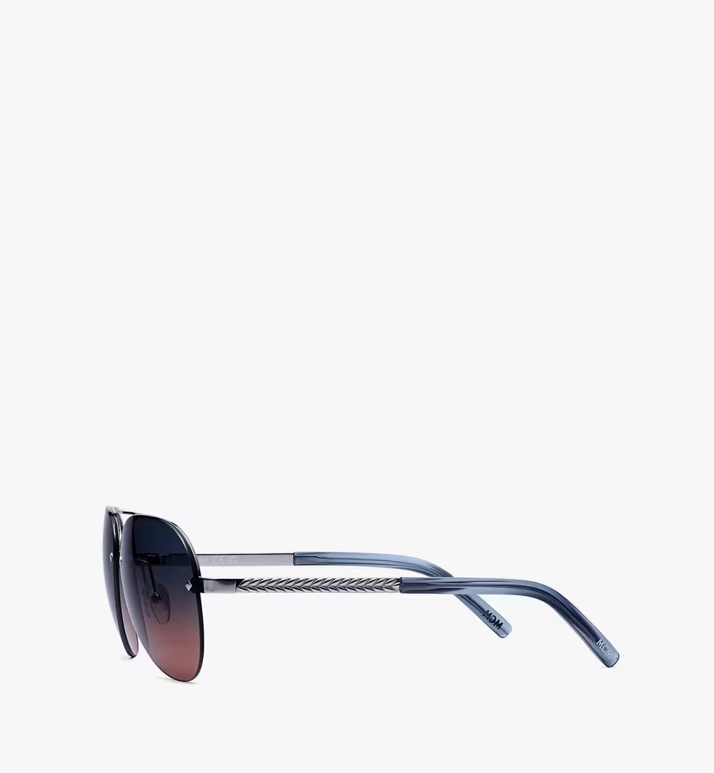 One Size Aviator Sunglasses Blue