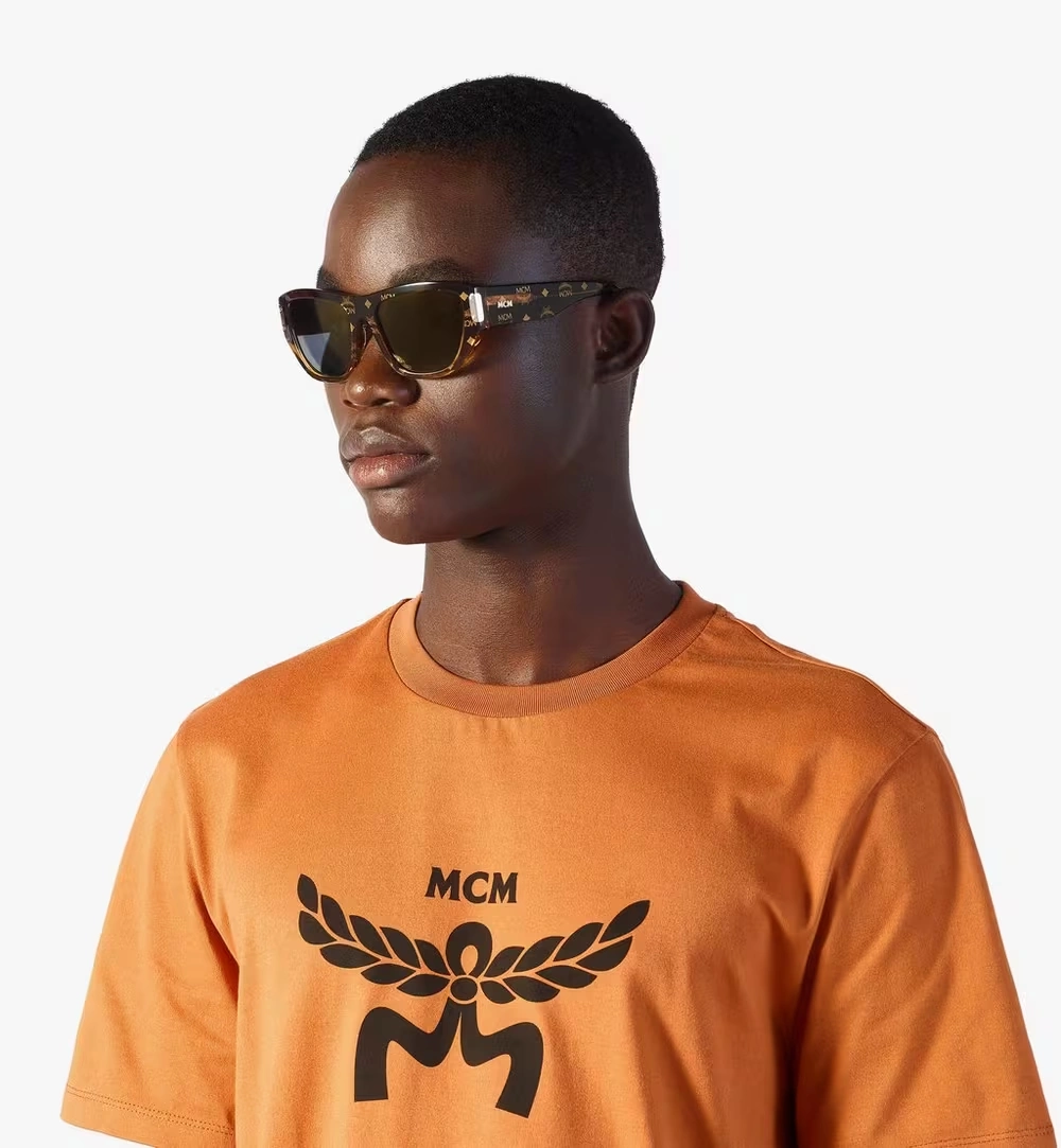 One Size Monogram Square Sunglasses Brown