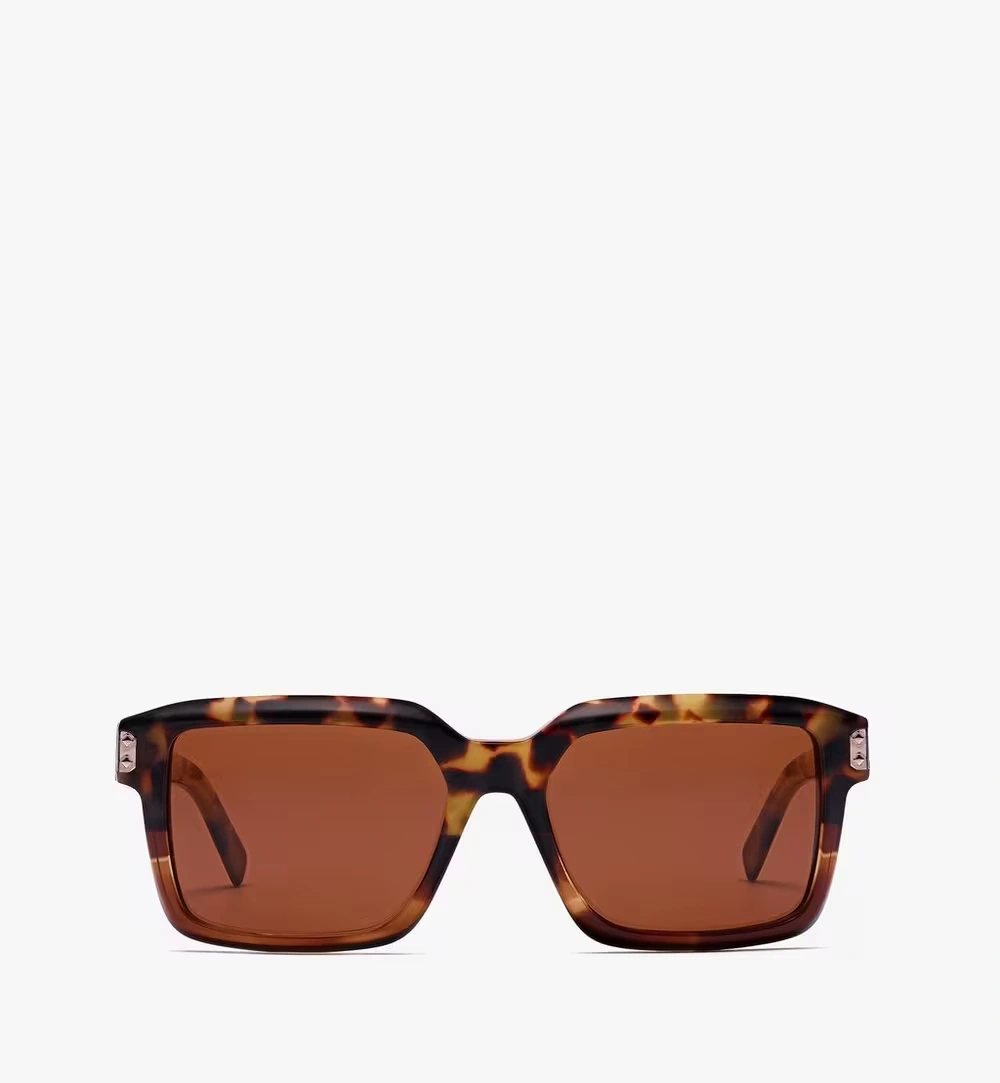 One Size Oversized Square Sunglasses Brown