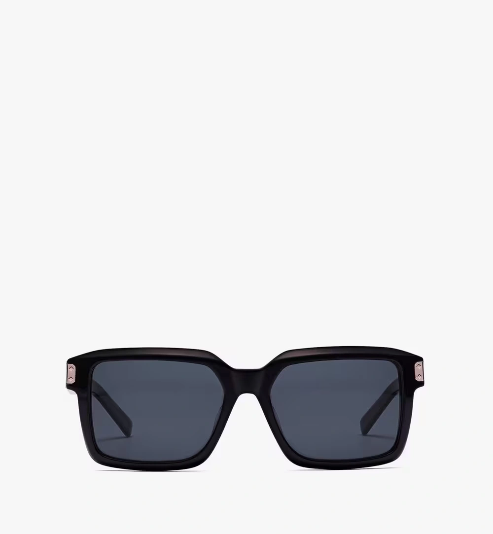 One Size Oversized Square Sunglasses Black