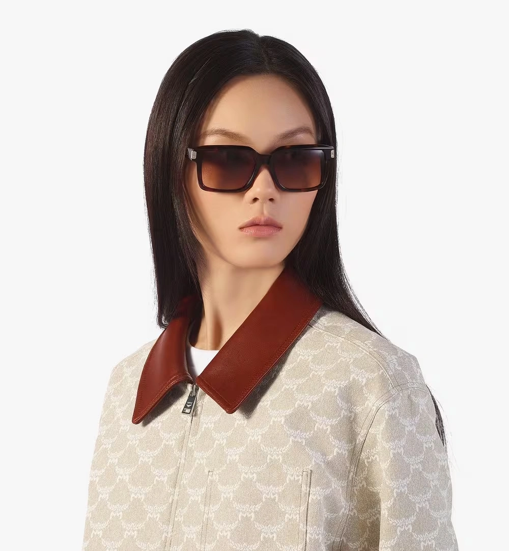 One Size Oversized Square Sunglasses Black