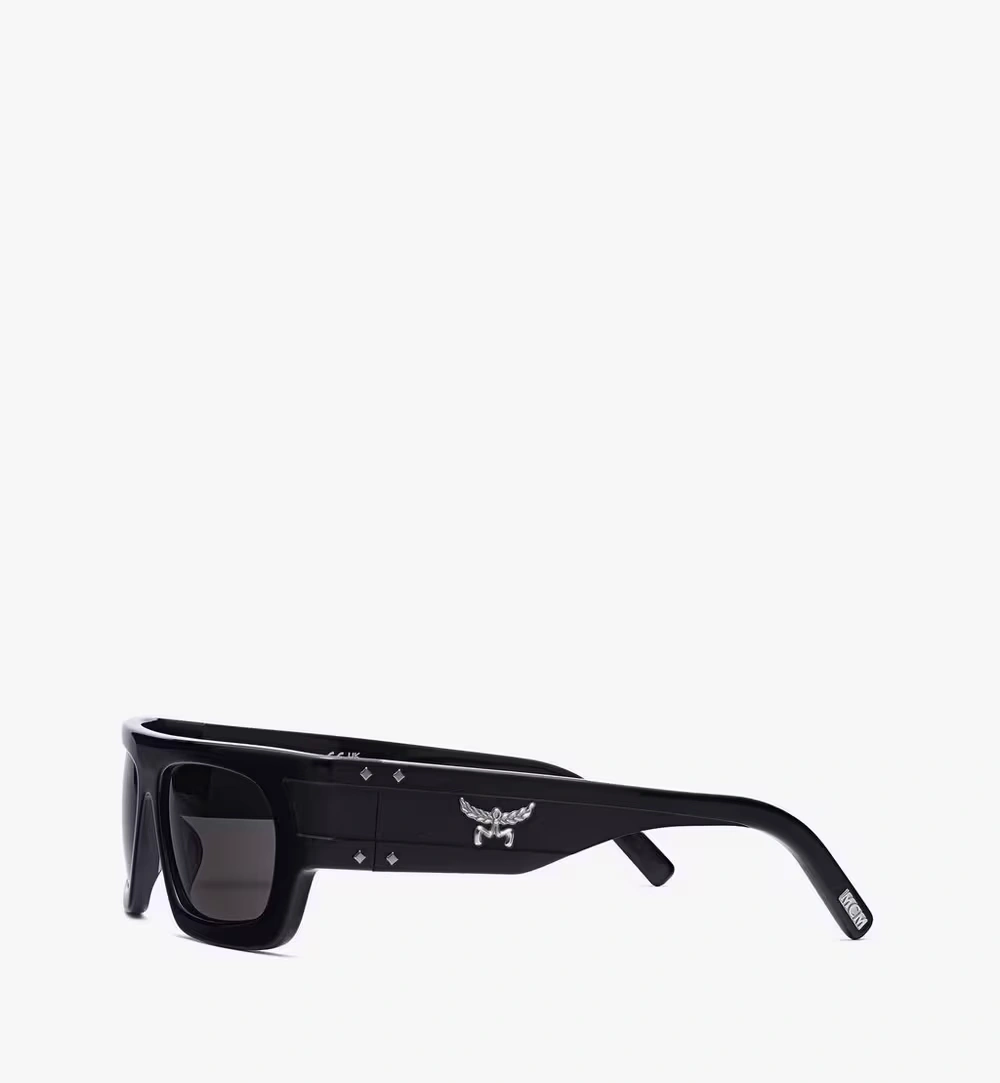 One Size Rectangular Sunglasses Black 3 One Size Rectangular Sunglasses Black