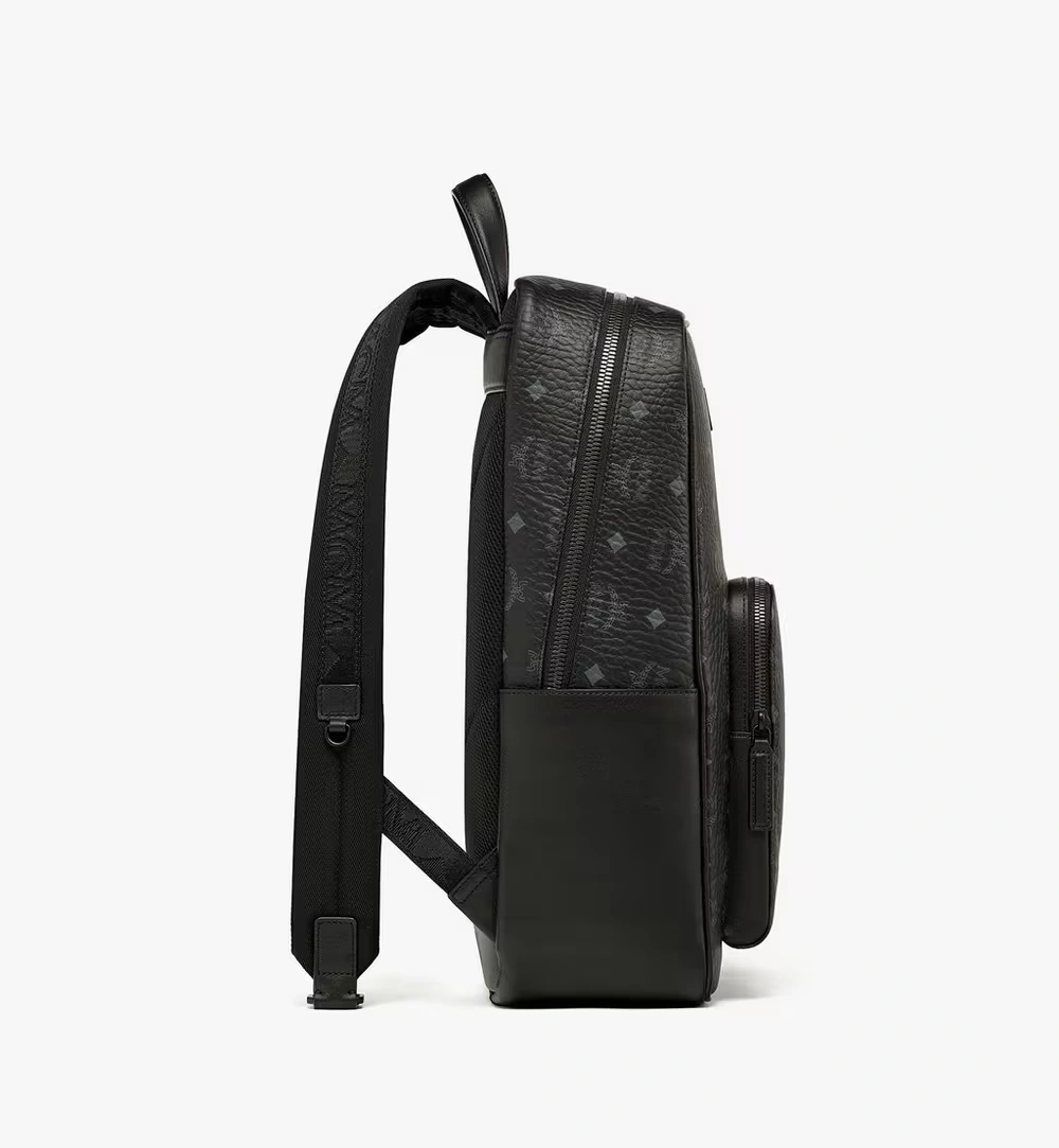 Medium Aren Backpack in Visetos Black