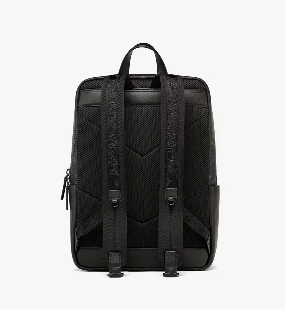 Medium Aren Backpack in Visetos Black