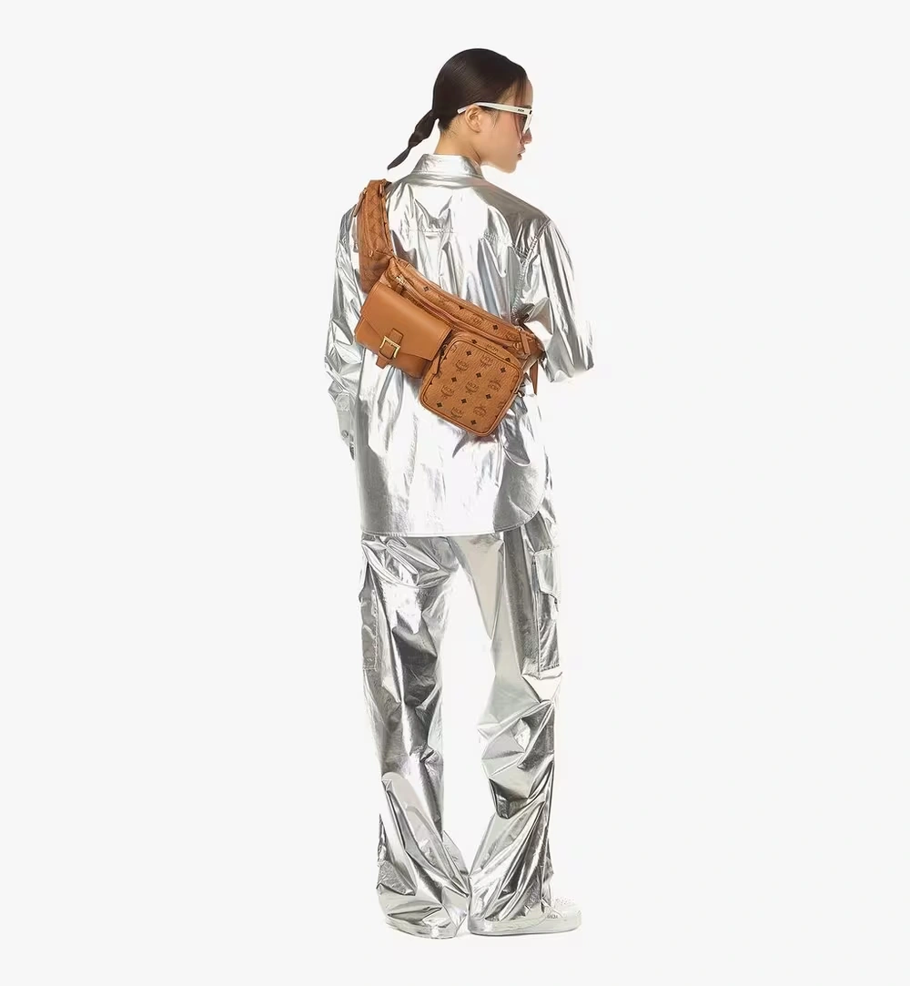 Large Aren Multi-Backpack in Visetos Cognac
