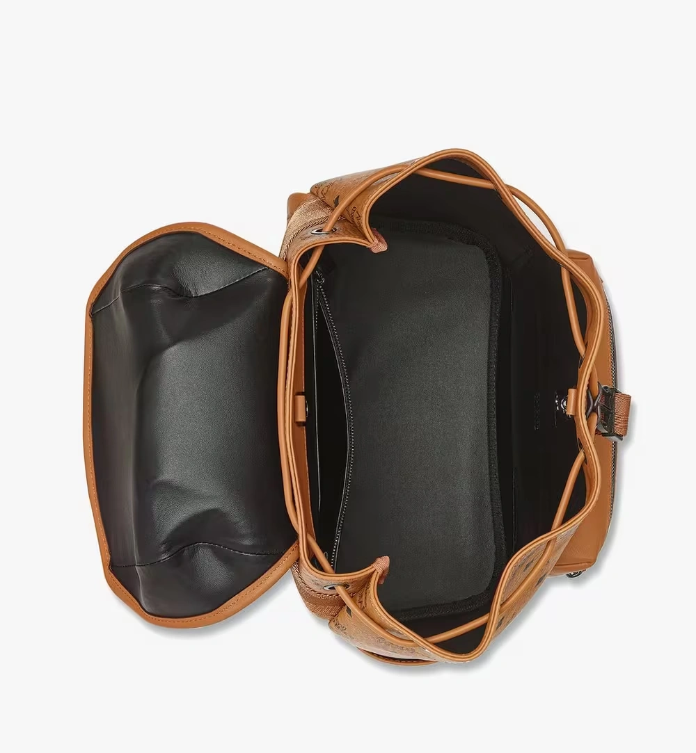 Medium Brandenburg Backpack in Visetos Cognac