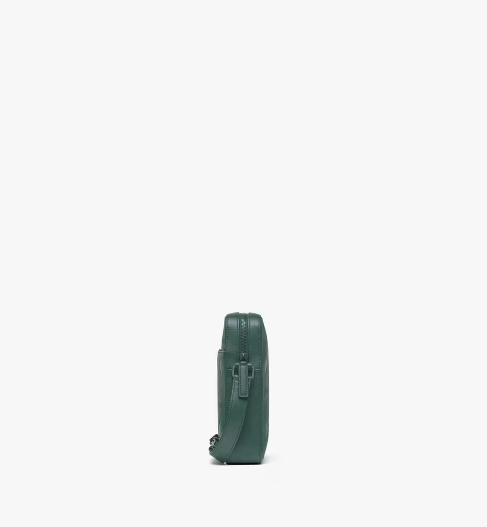 Mini Klassik Crossbody in Maxi Monogram Leather Green