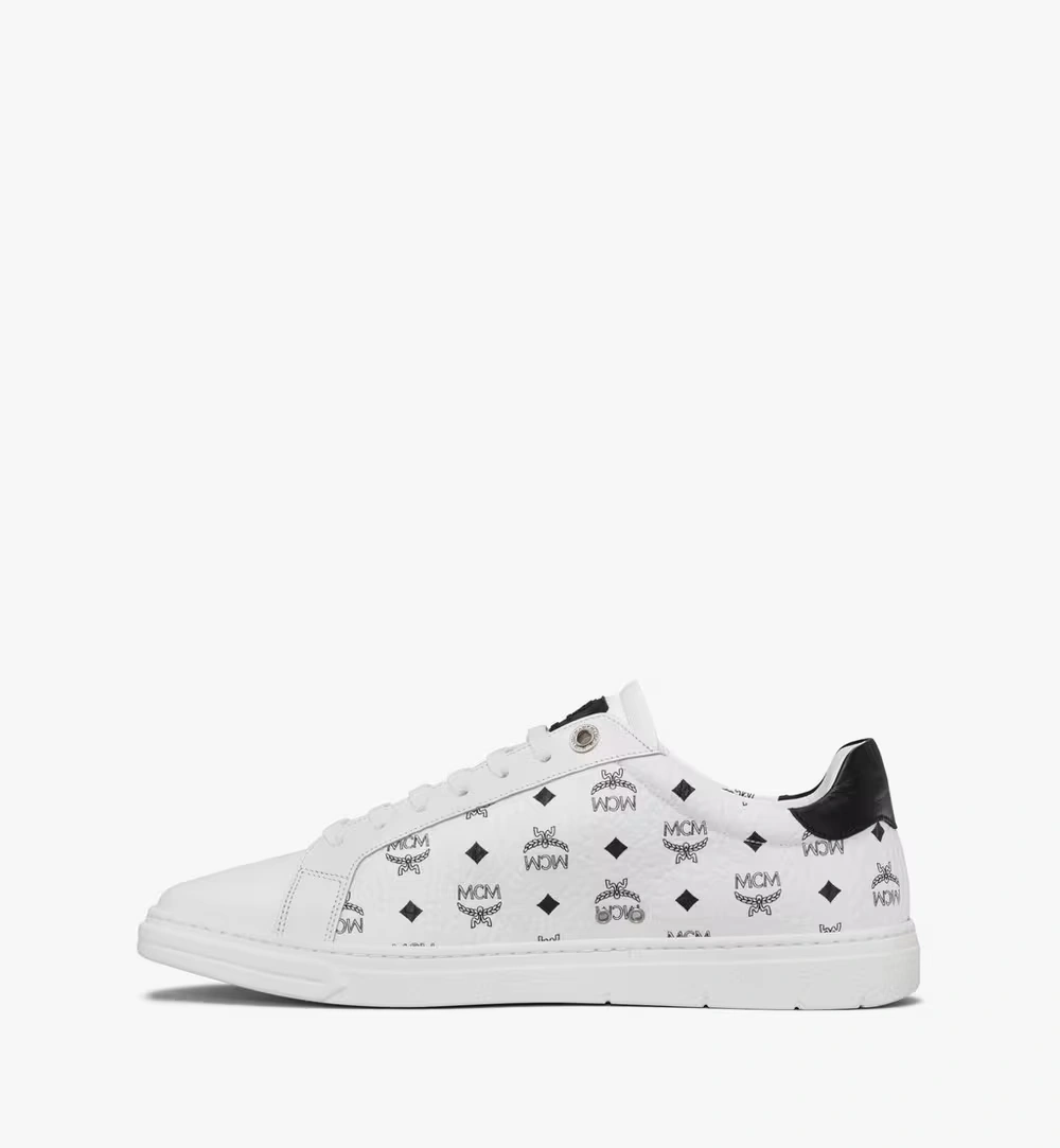 41 IT Men's Terrain Lo Sneakers in Visetos White 4 41 IT Men's Terrain Lo Sneakers in Visetos White
