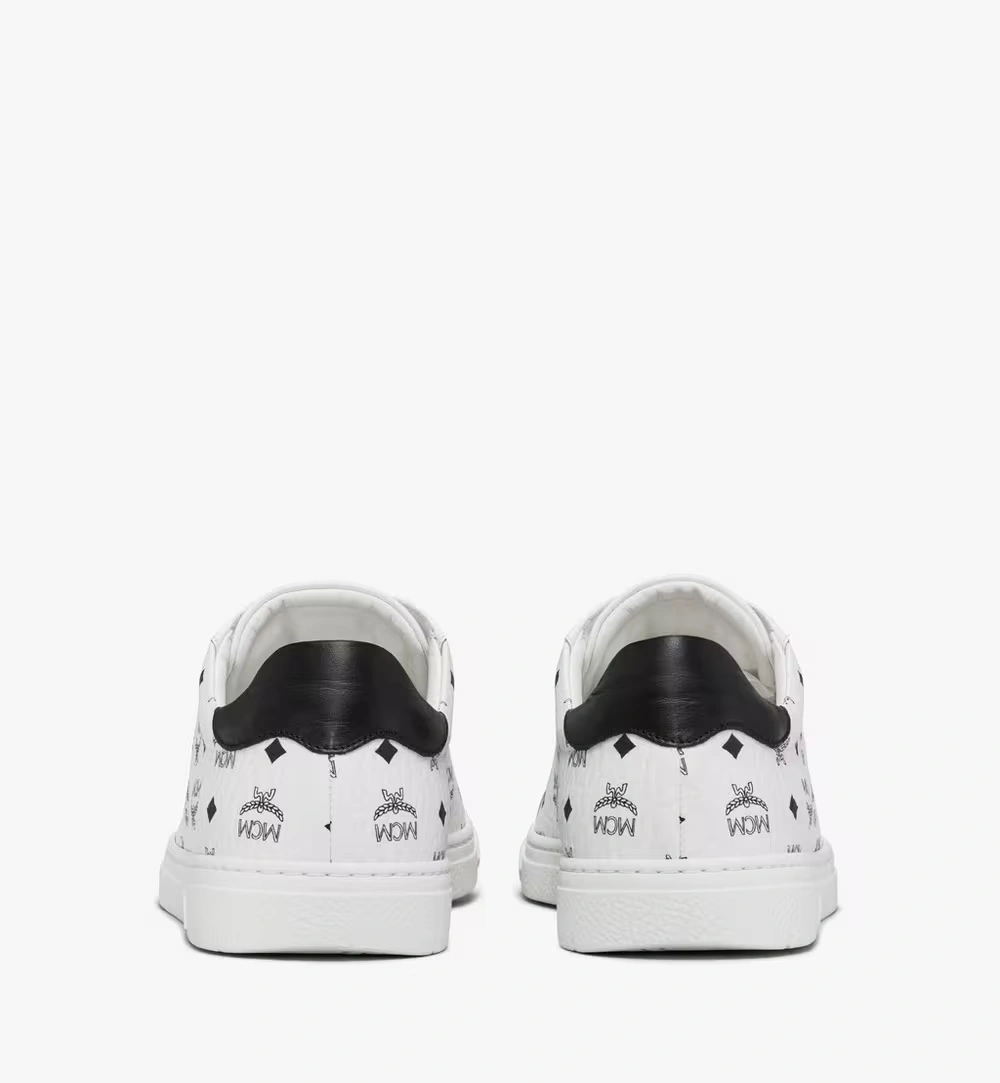 44 IT Men's Terrain Lo Sneakers in Visetos White 3 44 IT Men's Terrain Lo Sneakers in Visetos White