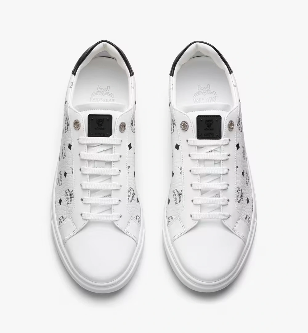 44 IT Men's Terrain Lo Sneakers in Visetos White 5 44 IT Men's Terrain Lo Sneakers in Visetos White