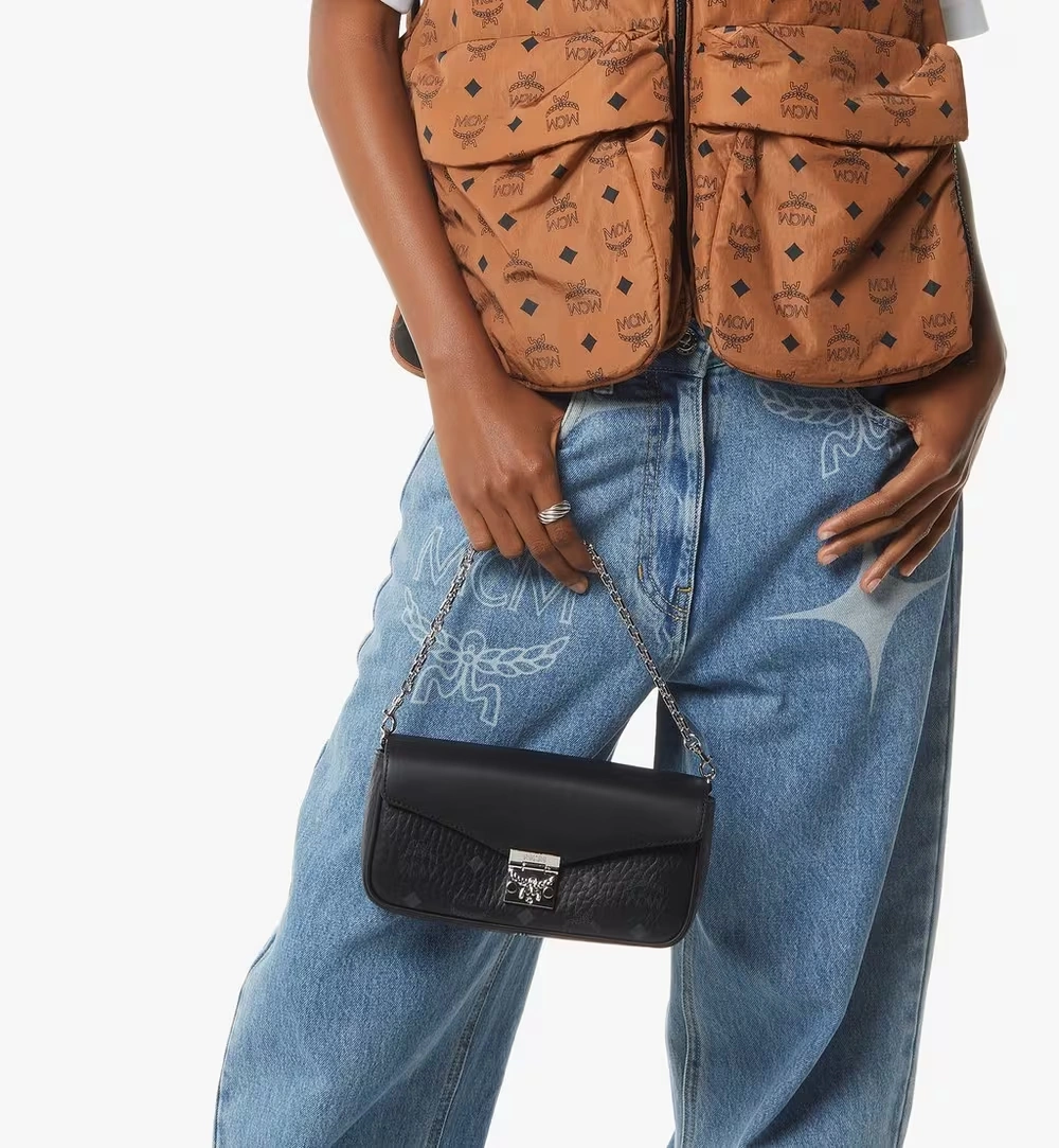 Mini Tracy Crossbody in Visetos Leather Mix Black 6 Mini Tracy Crossbody in Visetos Leather Mix Black
